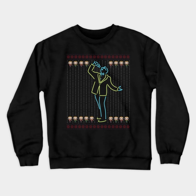 The Young Professor Ugly Christmas Sweater Crewneck Sweatshirt by The Young Professor